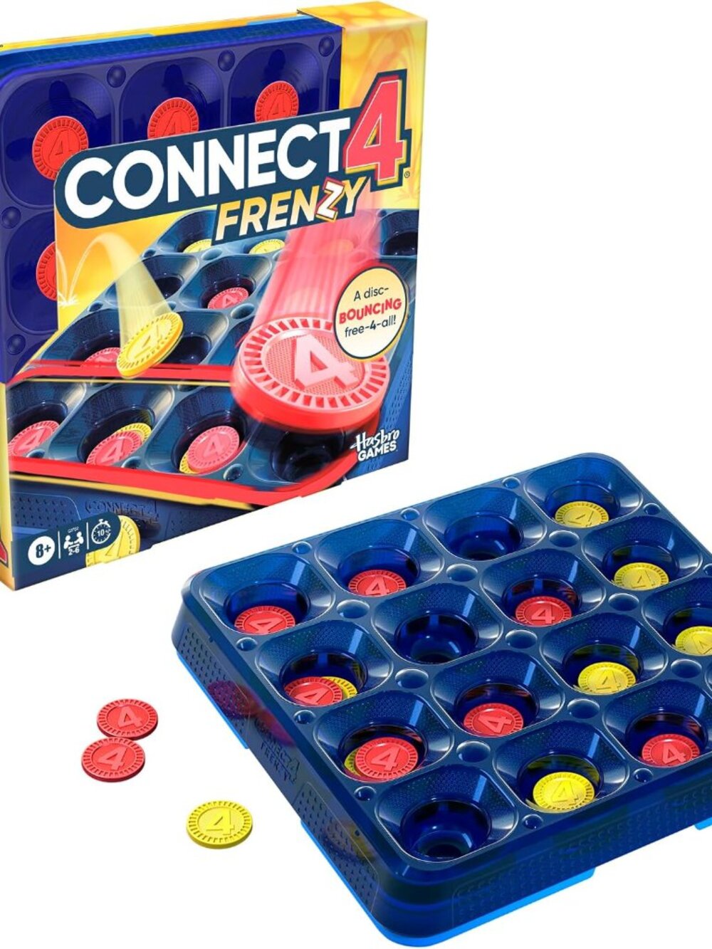 CONNECT FOUR FRENZY Family Fun Game - NEW